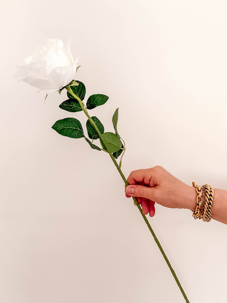 Rose ruffled Mabel - Cream